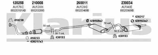  940249E Exhaust system 940249E: Buy near me in Poland at 2407.PL - Good price!