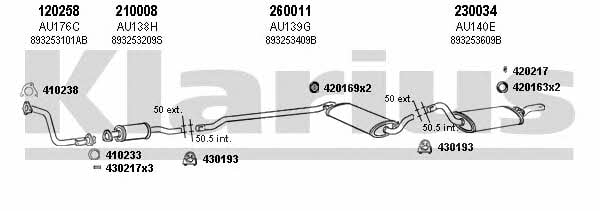  940251E Exhaust system 940251E: Buy near me in Poland at 2407.PL - Good price!