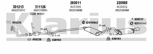 940471E Exhaust system 940471E: Buy near me in Poland at 2407.PL - Good price!