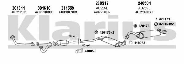 Klarius 940477E Exhaust system 940477E: Buy near me at 2407.PL in Poland at an Affordable price!