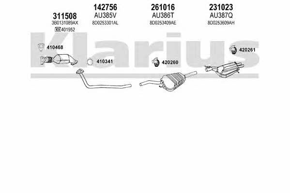  940497E Exhaust system 940497E: Buy near me in Poland at 2407.PL - Good price!