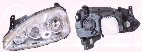 Klokkerholm 50230165 Headlight left 50230165: Buy near me in Poland at 2407.PL - Good price!