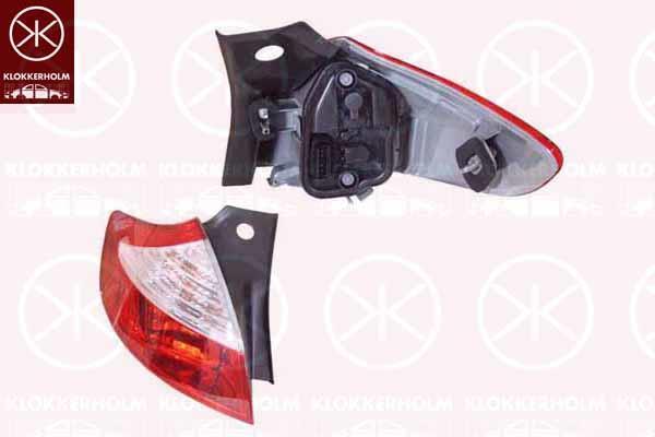 Klokkerholm 60430701A1 Tail lamp left 60430701A1: Buy near me in Poland at 2407.PL - Good price!