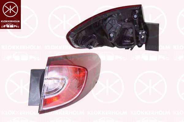 Klokkerholm 60430706A1 Tail lamp right 60430706A1: Buy near me in Poland at 2407.PL - Good price!