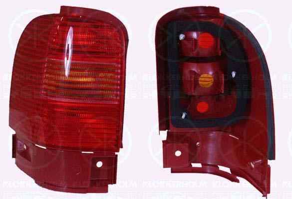 Klokkerholm 95900714A1 Tail lamp outer right 95900714A1: Buy near me in Poland at 2407.PL - Good price!