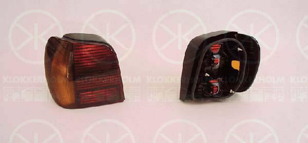 Klokkerholm 95040713A1 Tail lamp left 95040713A1: Buy near me in Poland at 2407.PL - Good price!