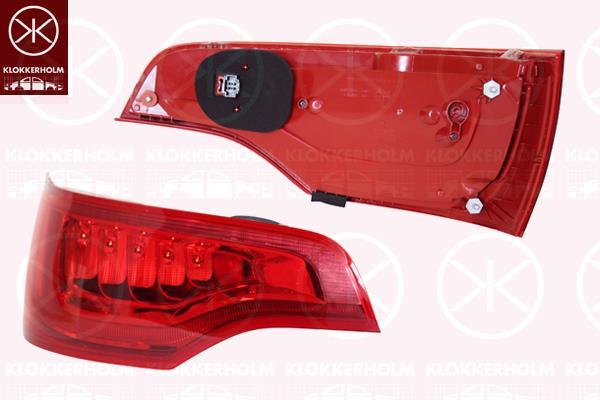 Klokkerholm 00400703A1 Tail lamp left 00400703A1: Buy near me in Poland at 2407.PL - Good price!