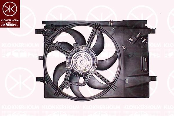 Klokkerholm 20242601 Вентилятор радиатора охлаждения 20242601: Отличная цена - Купить в Польше на 2407.PL!
