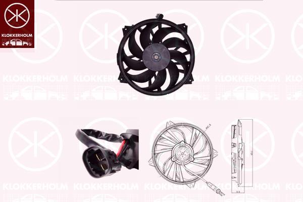 Klokkerholm 05242603 Hub, engine cooling fan wheel 05242603: Buy near me in Poland at 2407.PL - Good price!
