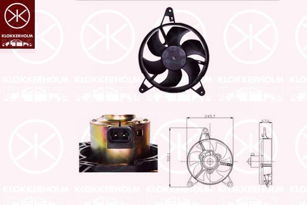 Klokkerholm 20882601 Hub, engine cooling fan wheel 20882601: Buy near me in Poland at 2407.PL - Good price!