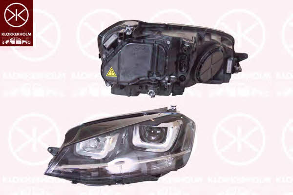 Klokkerholm 95350182A1 Headlight right 95350182A1: Buy near me in Poland at 2407.PL - Good price!