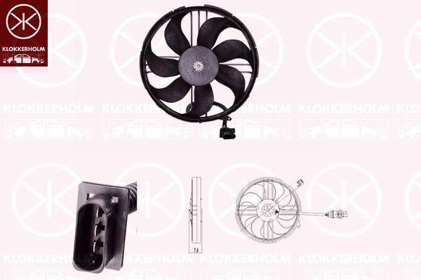 Klokkerholm 95042602 Hub, engine cooling fan wheel 95042602: Buy near me in Poland at 2407.PL - Good price!