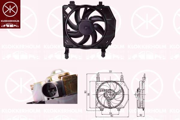 Klokkerholm 25632602 Hub, engine cooling fan wheel 25632602: Buy near me at 2407.PL in Poland at an Affordable price!