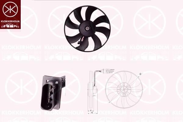 Klokkerholm 95062603 Hub, engine cooling fan wheel 95062603: Buy near me in Poland at 2407.PL - Good price!