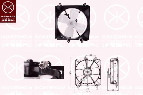 Klokkerholm 81372601 Hub, engine cooling fan wheel 81372601: Buy near me in Poland at 2407.PL - Good price!