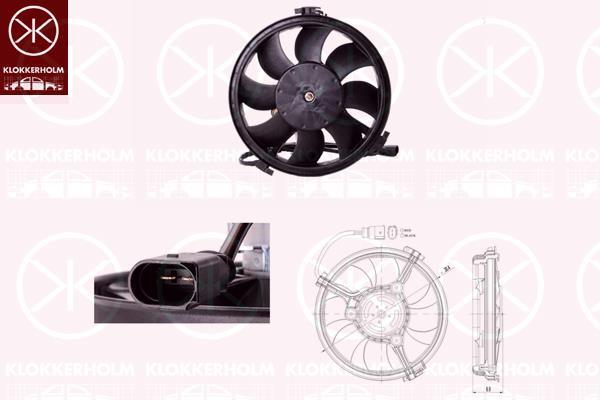 Klokkerholm 95392601 Hub, engine cooling fan wheel 95392601: Buy near me in Poland at 2407.PL - Good price!