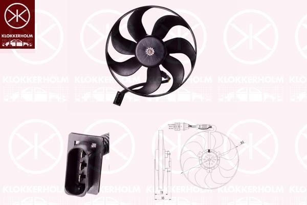 Klokkerholm 95062601 Hub, engine cooling fan wheel 95062601: Buy near me in Poland at 2407.PL - Good price!