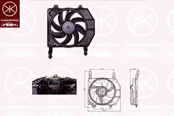 Klokkerholm 25632603 Hub, engine cooling fan wheel 25632603: Buy near me in Poland at 2407.PL - Good price!