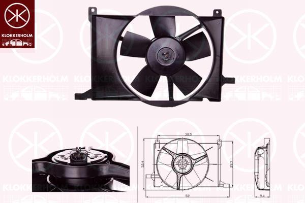 Klokkerholm 50222601 Hub, engine cooling fan wheel 50222601: Buy near me in Poland at 2407.PL - Good price!