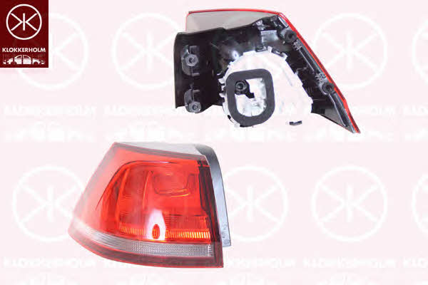 Klokkerholm 95350732A1 Tail lamp outer right 95350732A1: Buy near me in Poland at 2407.PL - Good price!