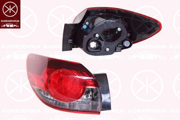 Klokkerholm 34530721 Tail lamp left 34530721: Buy near me at 2407.PL in Poland at an Affordable price!