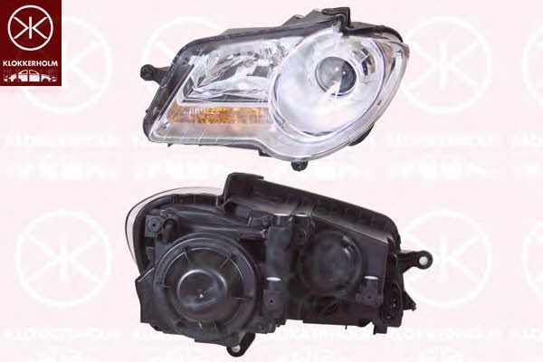 Klokkerholm 95450154A1 Headlight right 95450154A1: Buy near me in Poland at 2407.PL - Good price!