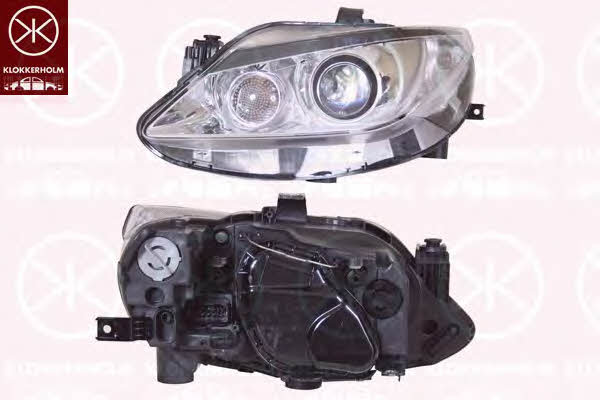 Klokkerholm 66210182A1 Headlight right 66210182A1: Buy near me in Poland at 2407.PL - Good price!