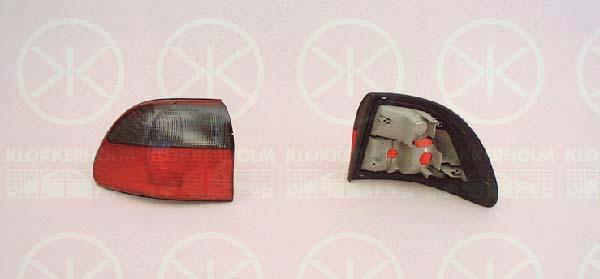 Klokkerholm 50400711A1 Tail lamp outer left 50400711A1: Buy near me in Poland at 2407.PL - Good price!