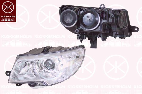 Klokkerholm 75260121A1 Headlight left 75260121A1: Buy near me in Poland at 2407.PL - Good price!