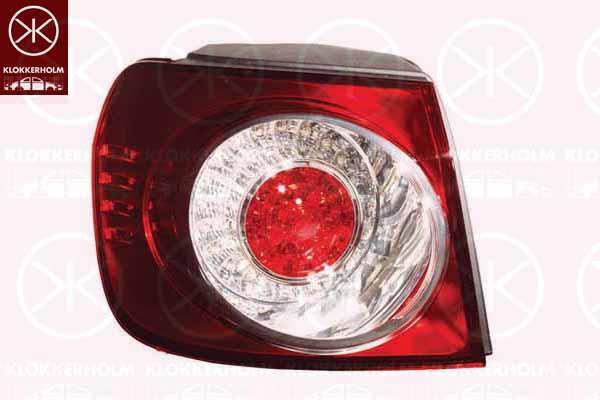 Klokkerholm 95330707 Tail lamp outer left 95330707: Buy near me in Poland at 2407.PL - Good price!