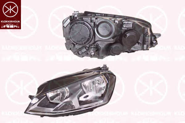 Klokkerholm 95350142A1 Headlight right 95350142A1: Buy near me in Poland at 2407.PL - Good price!