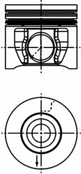 Kolbenschmidt 40830600 Piston set, std 40830600: Buy near me in Poland at 2407.PL - Good price!