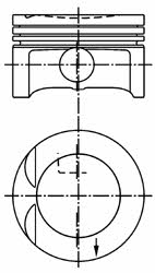 Kolbenschmidt 99438610 Piston 99438610: Buy near me in Poland at 2407.PL - Good price!