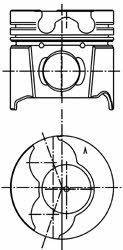 Kolbenschmidt 99561600 Piston 99561600: Buy near me in Poland at 2407.PL - Good price!