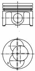 Kolbenschmidt 40093720 Piston 40093720: Buy near me in Poland at 2407.PL - Good price!