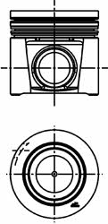 Kolbenschmidt 40286610 Piston 40286610: Buy near me in Poland at 2407.PL - Good price!