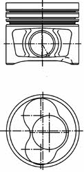 Kolbenschmidt 40408610 Поршень 40408610: Отличная цена - Купить в Польше на 2407.PL!