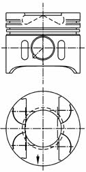 Kolbenschmidt 41014600 Piston 41014600: Buy near me in Poland at 2407.PL - Good price!