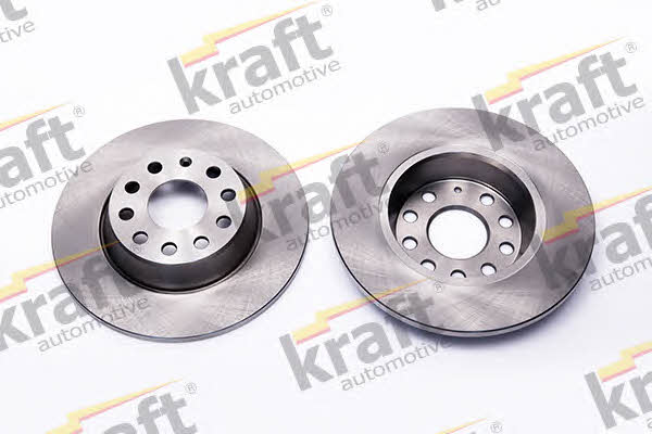 Kraft Automotive 6050270 Rear brake disc, non-ventilated 6050270: Buy near me at 2407.PL in Poland at an Affordable price!