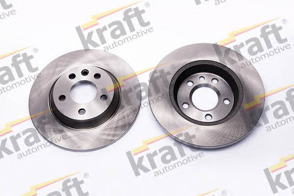 Kraft Automotive 6050510 Rear brake disc, non-ventilated 6050510: Buy near me in Poland at 2407.PL - Good price!