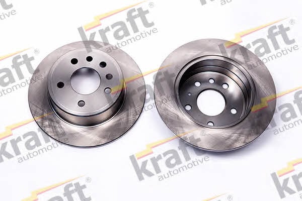 Kraft Automotive 6051500 Rear brake disc, non-ventilated 6051500: Buy near me at 2407.PL in Poland at an Affordable price!