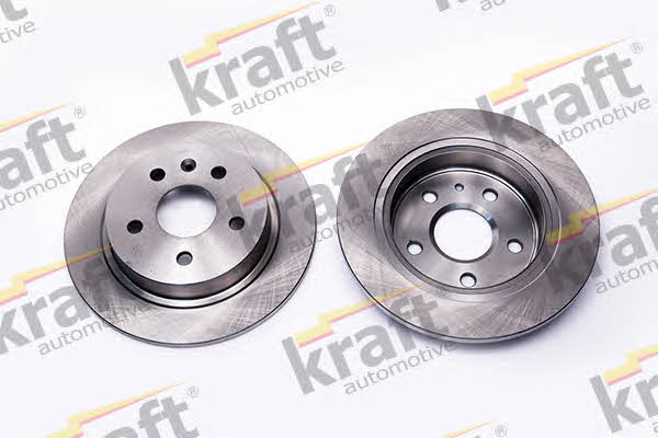 Kraft Automotive 6051653 Тормозной диск задний невентилируемый 6051653: Отличная цена - Купить в Польше на 2407.PL!