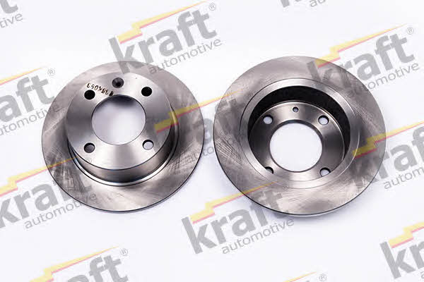 Kraft Automotive 6055070 Rear brake disc, non-ventilated 6055070: Buy near me in Poland at 2407.PL - Good price!