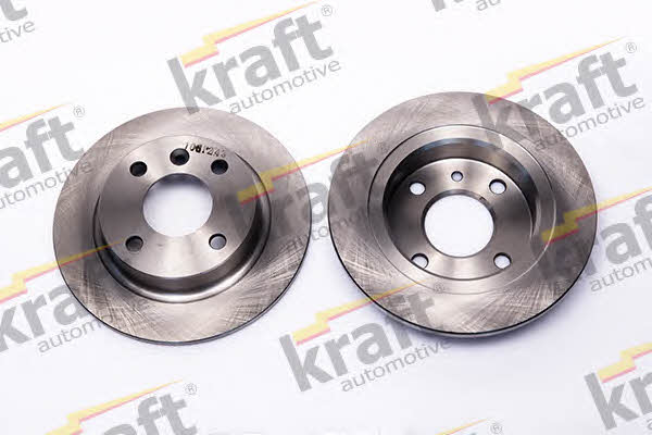 Kraft Automotive 6056330 Тормозной диск задний невентилируемый 6056330: Отличная цена - Купить в Польше на 2407.PL!