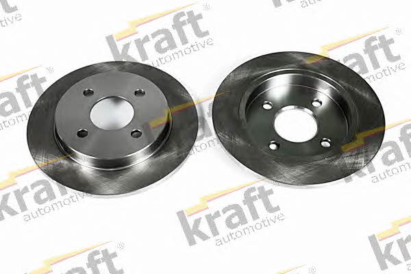 Kraft Automotive 6052200 Rear brake disc, non-ventilated 6052200: Buy near me at 2407.PL in Poland at an Affordable price!