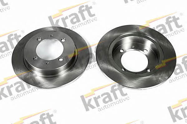 Kraft Automotive 6054220 Rear brake disc, non-ventilated 6054220: Buy near me at 2407.PL in Poland at an Affordable price!