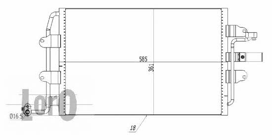 Loro 053-016-0028 Cooler Module 0530160028: Buy near me in Poland at 2407.PL - Good price!