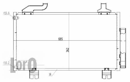 Loro 018-016-0023 Cooler Module 0180160023: Buy near me in Poland at 2407.PL - Good price!