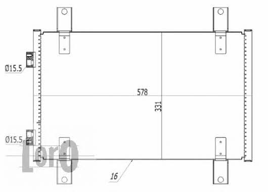 Loro 009-016-0024 Cooler Module 0090160024: Buy near me in Poland at 2407.PL - Good price!