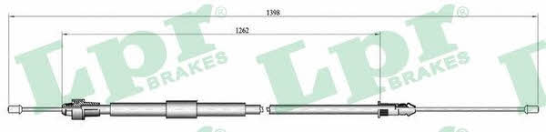 LPR C0466B Cable Pull, parking brake C0466B: Buy near me in Poland at 2407.PL - Good price!